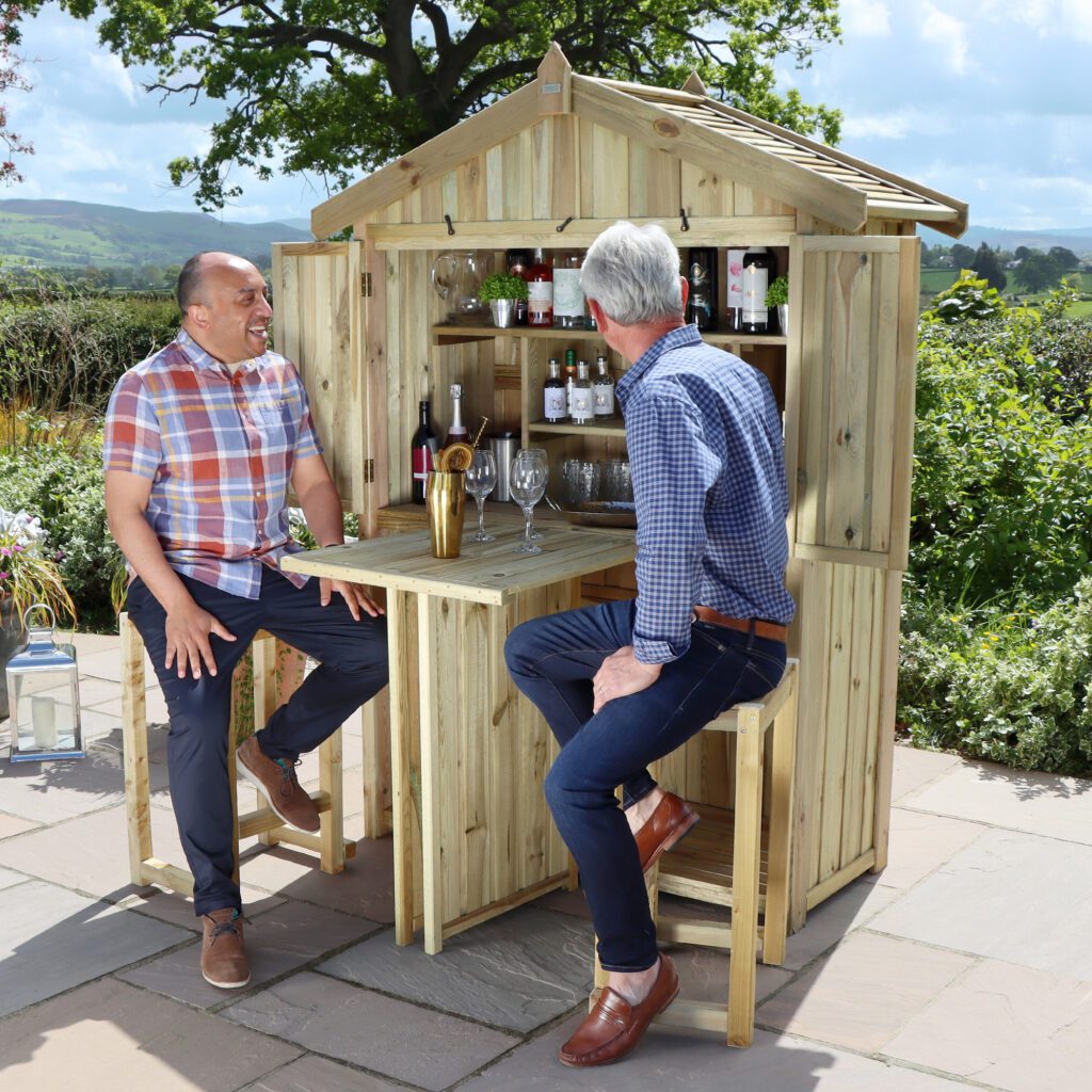 Garden Bar And 2 Stool Set 5027003005738